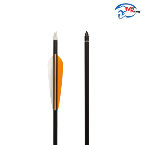 FLECHA DE CARBONO NEGRA PUNTA TIRO INT 30" MAN KUNG