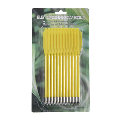 SET DE 12 FLECHAS PLASTICAS BALLESTIN 50lbs MAN KUNG