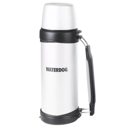 TERMO 1lt CON MANIJA ACERO INOXIDABLE WATERDOG