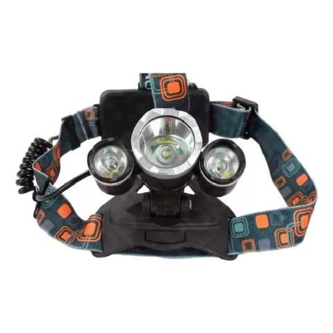 LINTERNA FRONTAL HIGH POWER 3X CREE T6 RECARGABLE