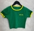 CROPPED BRASIL RIBANA - comprar online