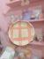 Plato cuadrille rosa