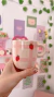 Taza cuadrille frutillas