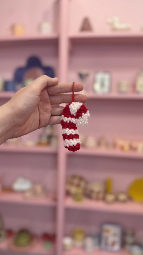 Caramelo rayas ROJO Y BLANCO