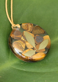 Colar Arruda com Olho de Tigre (3,5 cm) - comprar online