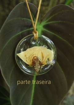 Colar Mini Rosa com Lavanda do Mar (3,5 cm) na internet