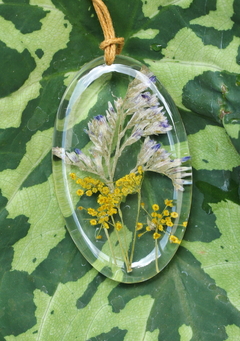 Colar Jardim (Lavanda do mar, funcho e mostarda) - comprar online
