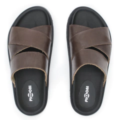 Imagen de Sandalia de Hombre en Cuero Vacuno de Tiras Cruzadas (8040)