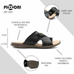 Sandalia Cuero vacuno (8051) - tienda online