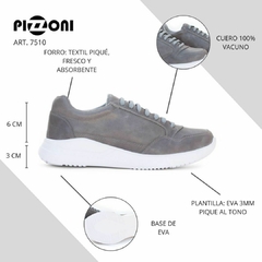 Zapatilla Urbana Deportiva Cuero Vacuno (7510) - tienda online