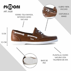 Zapato Nautico de Hombre Acordonado (6028)