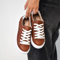 Zapatilla Urbana de Mujer en Cuero Vacuno (753) - tienda online