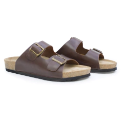 Sandalia De Cuero Vacuno Birkenstock