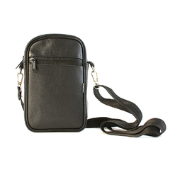 Morral Bandolera Chico Cuero Vacuno - comprar online