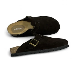 Sandalia Zueco De Cuero Vacuno Birkenstock Cerrada - comprar online