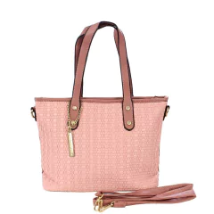 Bolsa Feminina De Festa Luxo Estilo Totem Texturizada Com Pingente Dourado