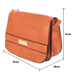 Bolsa Transversal Feminina Em Alto Relevo Com Tressê - LUKAHE - Moda e Acessórios