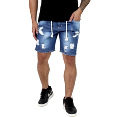 Bermuda Jeans Masculina Curta - LUKAHE - Moda e Acessórios