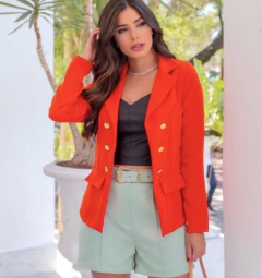 Blazer Alfaiataria Casaco Max Acinturado - comprar online