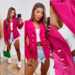 Imagem do Blazer Alfaiataria Casaco Max Acinturado