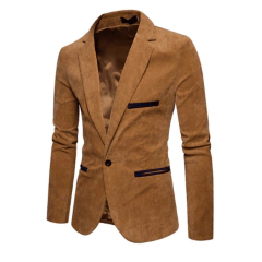 Blazer Masculino Casual de Veludo - comprar online