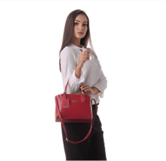Bolsa Feminina Vezzu com Alça de Mão e Transversal 3