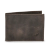 Carteira Masculina Slim Pequena Luxo Couro Café