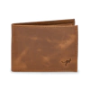 Carteira Masculina Slim Pequena Couro Marrom