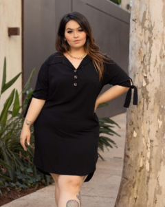 Chemise Plus Size Vestido Em Viscolinho Camisao - loja online