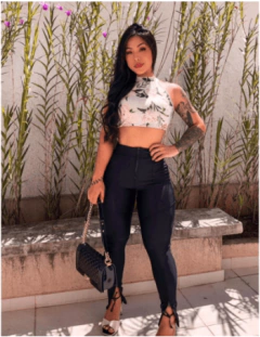 Calça Prada Feminina com Ziper