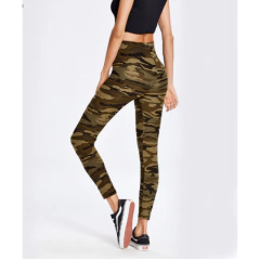 Calça Legging Camuflada de Cintura Alta - comprar online