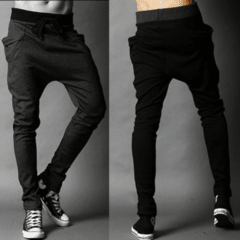 Calça Moletom com Bolsos Laterais