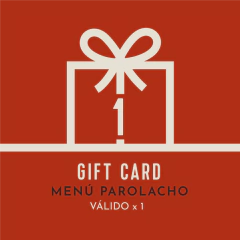 Gift Card Menú Parolacho - comprar online