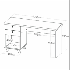 Imagen de ESCRITORIO OFICINA MODELO SKY