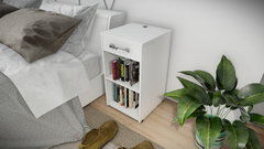 MESA DE LUZ SOMMIER CON PUERTO USB - VIDA HOME