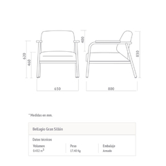 Imagen de SILLON GRAN BELLAGIO