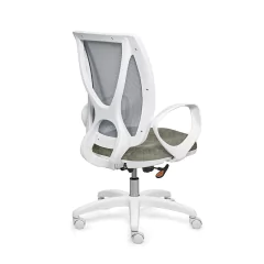 Sillon Alma White Apoya Brazos Fijos