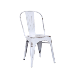 SILLA TOLIX VINTAGE X4 BLANCO-ANTIGUO