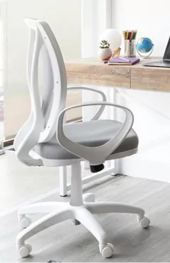 Sillon Alma White Apoya Brazos Fijos - comprar online