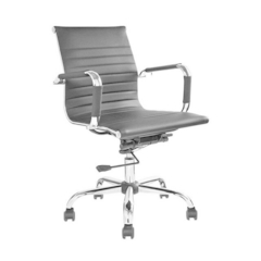 Sillón Gerencial Aluminium Bajo Negro