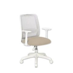 SILLA GERENCIAL EJECUTIVA OFICINA MINT BLANCO SIN CABEZAL