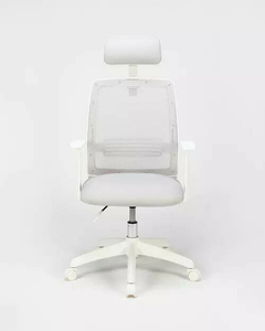 SILLA GERENCIAL EJECUTIVA OFICINA MINT BLANCO CON CABEZAL - tienda online