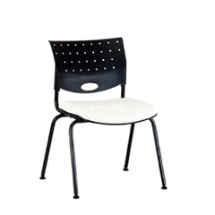SILLA FIJA OFICINA ATHINA BASE NEGRO - comprar online