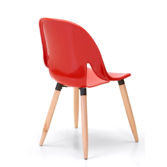 SILLA OFICINA HOGAR NINA WOOD - comprar online