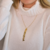 Colar Gravata Personalizado ACIMA de 5 Letras Ouro - SHARE IT! 