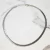 Chocker Malha/Fita c/ Extensor Rodio Branco - comprar online