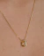 Colar Ping Oval Vazado c. Zirc Ouro - comprar online
