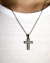 Corrente Cruz Grossa Oração Pai Nosso Masculina - comprar online