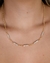 Colar Elinhos + Cristais Ouro