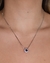 Conjunto Gota Ametista com Zircônias Ródio Branco - comprar online